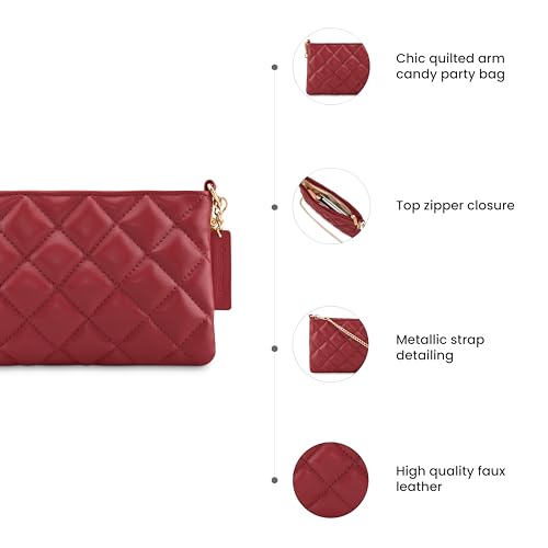 Fastrack Quilted Sling Bag for Women, Girls and Ladies