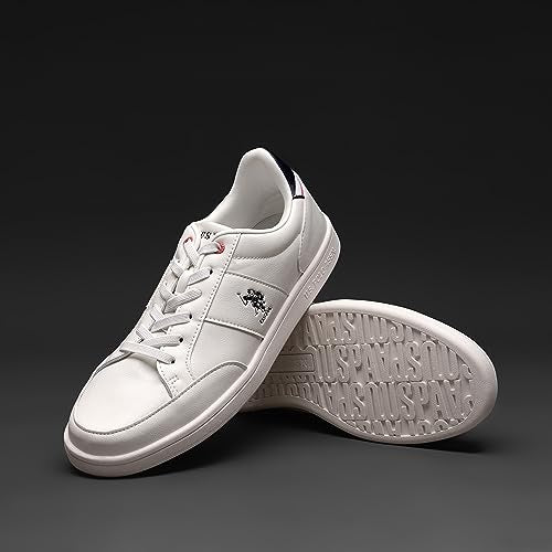 U.S. Polo Assn. ULRIN Men's Off White Sneakers-(UK/8) (US/7) (2FD22536A01)