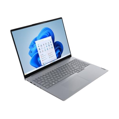Lenovo ThinkBook 16, Intel Core Ultra 5 225U, 16GB RAM, 1TB SSD, WUXGA IPS 16”(40.64cm), Windows 11 Home, Arctic Grey, 1.7Kg, 21SKA0FTIG, Fingerprint, Backlit, 300 Nits, 1Y Warranty, AI Powered Laptop