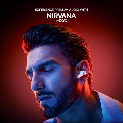 boAt Nirvana Ion ANC, Active Noise Cancellation(~32dB), 120Hrs Battery, App Support, Crystal Bionic Sound, 4Mics ENx, v5.3 Bluetooth Earbuds, TWS Ear Buds Wireless Earphones with mic (Quartz White)