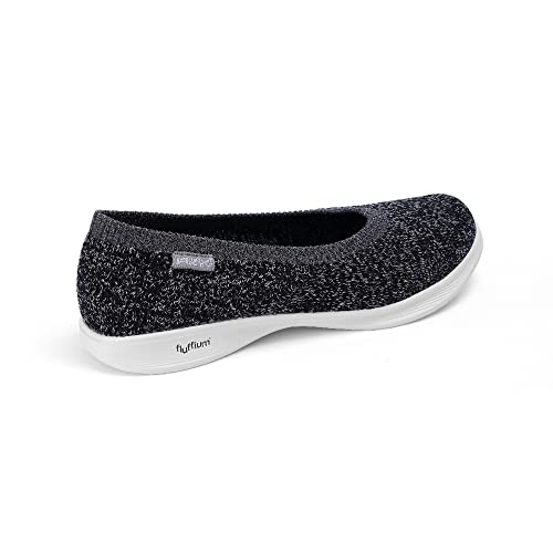 HAPPENSTANCE Women's Lightweight Athleisure Knitted Active Wear Slip-On Casual Shoes | Color : Charcoal | Size : 7