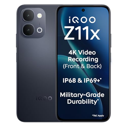 iQOO Z11x 5G (Titan Black, 8GB RAM, 128 GB Storage)