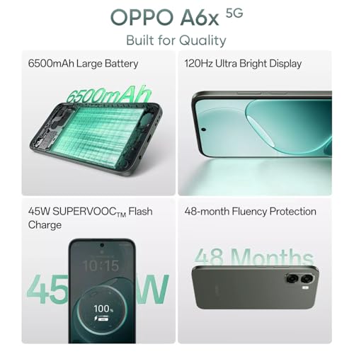 OPPO A6X 5G Smartphone 6+128GB Green
