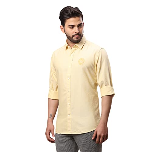 Raymond Medium Yellow Shirt (Size: 39)-RCSQ01541-Y3