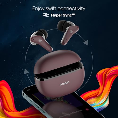 Noise Buds VS102 Plus Wireless Earbuds, Bluetooth Earbuds with 70H Playtime, Quad Mic ENC for Clear Calls, 11mm Drivers, Deep Bass, Instacharge, Bluetooth v5.3 (Deep Wine)