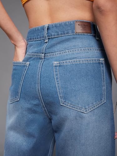 Miss Chase Women's Skinny Fit High Rise Regular Length Stretchable Denim Jeans (MCSS25DEN66-72-553-36, Yonder Blue, 36)