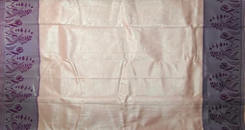 SREE KUMARAN Women's Kanchipuram Kubera Silk Pure Pattu Sarees With Blouse (VSK299-9)