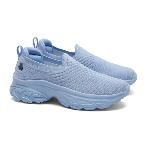 Campus Women's Spero L.Sky/Navy Walking Shoes - 6UK/India 1 Pair