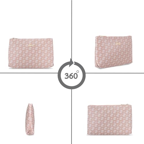 Lavie Women's Mono LL Monogram Printed Pouch Wallet | Spacious Compartment | Gift for Women