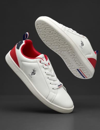 U.S. POLO ASSN. Mens |Stefan Wht|Off White Stylish Casual Sneaker Shoes for Man, 6 UK