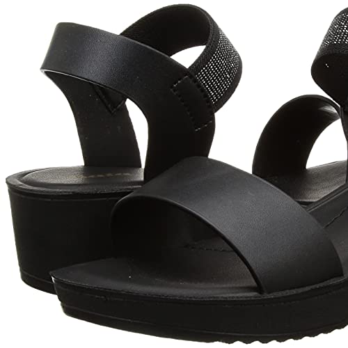Bata Women's PIX-AW17 Black Sandals - SaumyasStore
