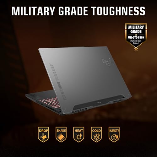 ASUS TUF Gaming F15, 15.6" FHD 16:9, 144Hz 250nits, Intel Core i7-13620H 13th Gen, Gaming Laptop (16GB RAM/512GB SSD/RTX 4050/Windows 11/Office Home/90WHr Battery/Mecha Gray/2.2 Kg), FX507VU-LP210WS