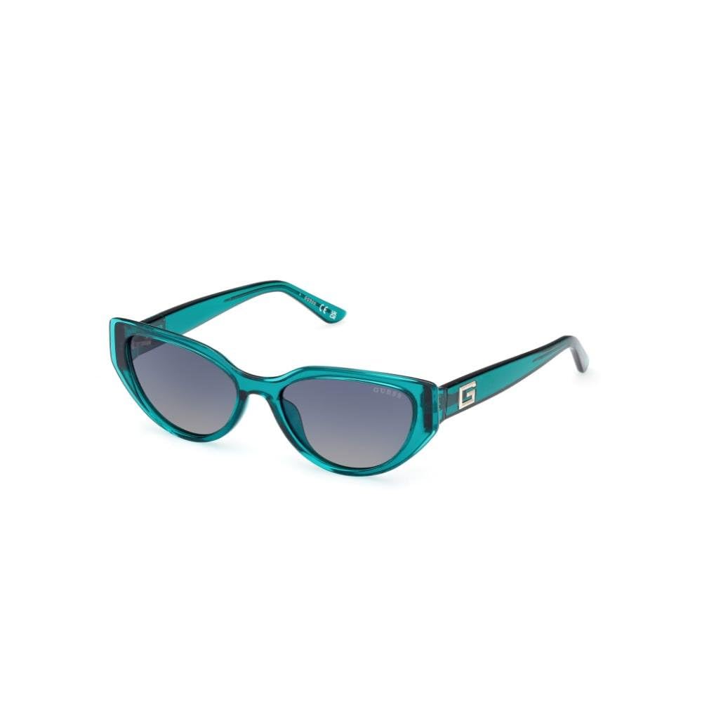 Guess 100% UV protecetd | Gradient | Polarized | Medium | Full Rim | Oval | Frame: Green | Lens: Green