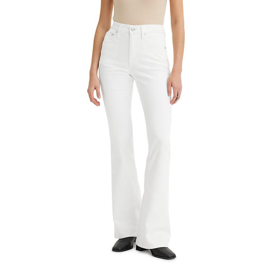 Levi's Women's 726 High Rise Flare Jeans (Also Available in Plus), Soft Clean White, 25