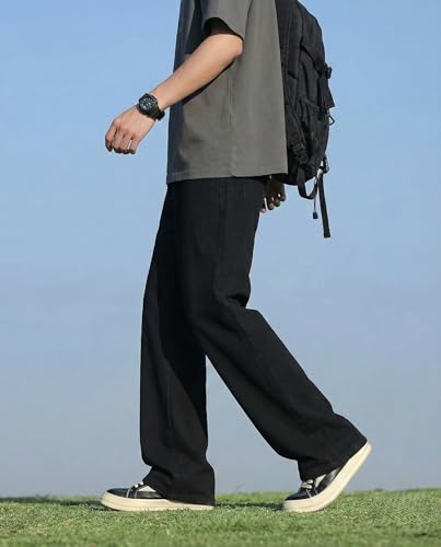 ODDMONKEY Jeans for Man || Boot Cut Jeans for Man || Boot Cut Pant for Men (JEANS-5-Black-Bootcut-36)