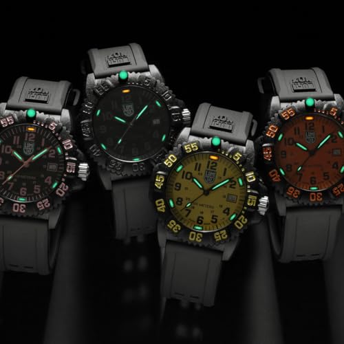 Luminox - G Collection Sea Lion X2.2079 - Mens Watch 38mm - Military Watch with Black Case/Band/Numbers Yellow Dial Date Function - 100m Water Resistant - Mens Watches - Swiss Made