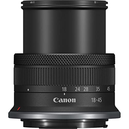 Canon EOS R100 Mirrorless Camera with 18-45mm Lens Bundled with 64GB Memory Card & Camera Bag (3 Items)