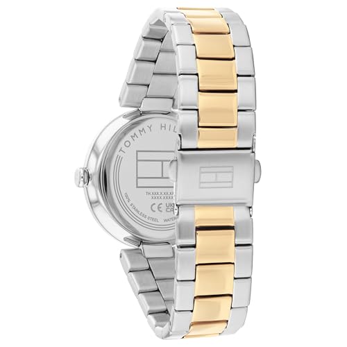 Tommy Hilfiger Analog Blue Dial Stainless Steel Strap Watch for Women