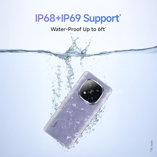 Redmi Note 14 Pro+ 5G Phantom Purple 8GB RAM 128GB Storage| 50 MP Triple Camera with Telephoto | Corning Gorilla Glass Victus 2 | IP 68 | SD 7s Gen 3