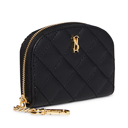 Steve Madden JADEZ Dome Zipper Pouch, Black