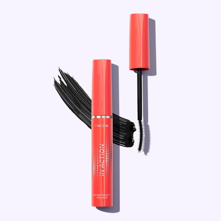 Oriflame THE ONE IN ACTION Sweat-Proof Mascara | Lightweight and Long-lasting | Waterproof Mascara, 8 ml