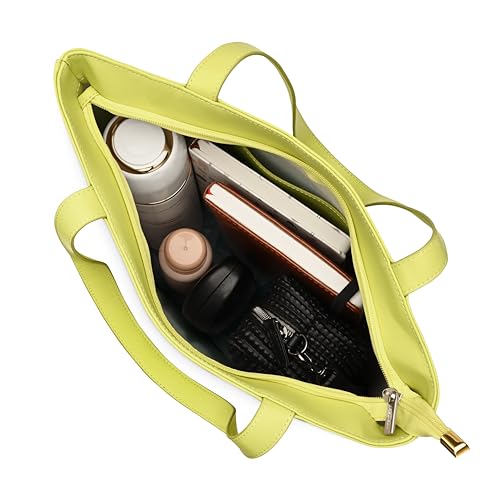 Fastrack Solid Structured Tote Bag for Women, Ladies and Girls | With Zipper Closure and Dual Handles