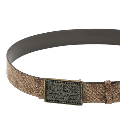 GUESS Brown Men Printed Leather Belt_7628907207822