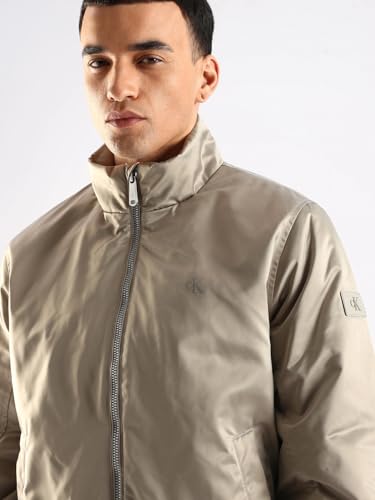 Solid Regular Fit Polyester Jacket