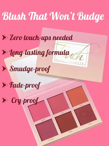 HUDA CRUSH rakhi combo kit for sister - 3in1 Concealer Palette, Blusher Palette, 18 Shade Nude Eyeshadow Palette with Brush Set of 6Pcs