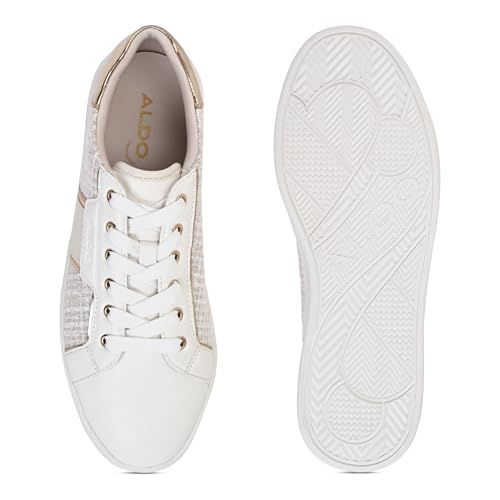 Aldo ONIRASEANA-IN112 Ladies White Overflow Flat Sneakers