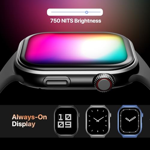 Fire-Boltt Brillia Smart Watch 2.02” Super AMOLED Display, Bluetooth Calling, SpO2, Heart Rate Monitor, 120+ Sports Modes, Fitness Tracker, Voice Assistant, Smart Watch for Man & Women