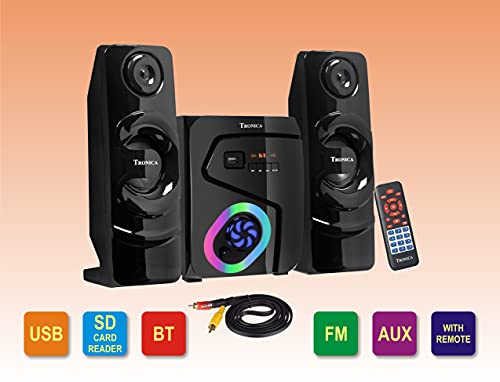 TRONICA BT-222 Bluetooth 35 W Home Theater with FM, Remote Control, Aux-in Port, USB/SD/Smart TV Support
