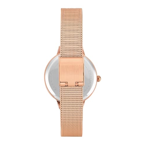 TIMEX Rose Gold Round Dial Analog Women's Watch - TWEL22402
