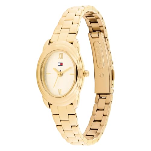 Tommy Hilfiger Demi with Quartz Basic Analog Champagne Dial Gold Stainless Steel Strap Watch for Women - TH1782875W