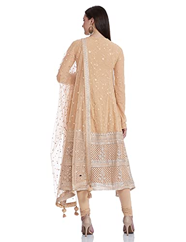 W for Woman Women's Rayon straight Salwar Suit Set (20FESP10527-400131_ Green_ 6 (X-Small))