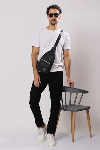 London Hills Mens Slim Tapered Fit Mid Rise Jeans | Man Slimfit Denim | Durable & All Day Comfort Mans Jean Black