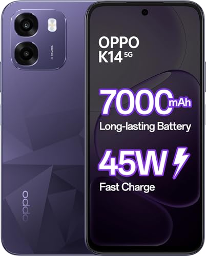 OPPO K14 5G (Prism Violet, 256 GB) (8 GB RAM)
