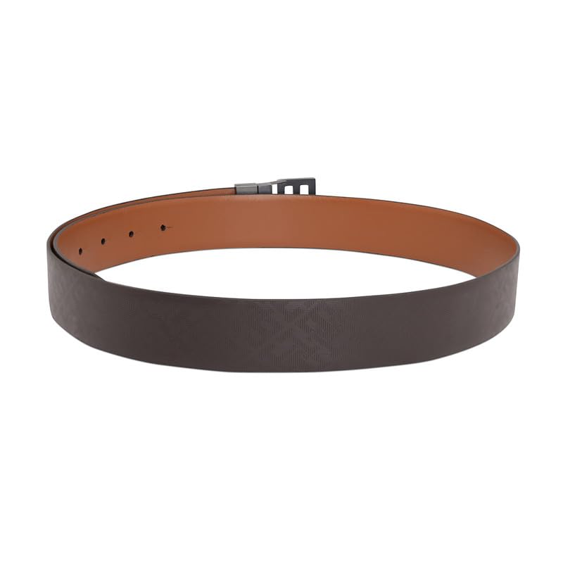 Tommy Hilfiger Men Dunmore Reversible Belt - Brown+Tan, XL 1.10M