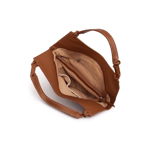 Lino Perros Avril Tan Slouchy Tan Bucket Hobo