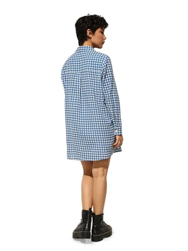 ONLY Women's Regular Fit Blue Dress