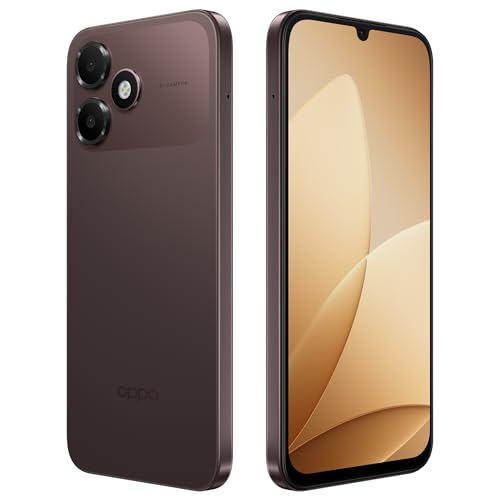 Oppo A6c 4G (Stone Brown, 4GB RAM, 64GB Storage) | 7000mAh Long-Lasting Battery | 120Hz Ultra Bright Display | IP64 Protection | 13MP Camera -with No Cost EMI/Additional Exchange Offers