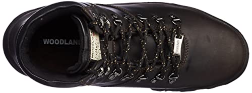 Woodland Men's Dbrown Leather Boots-9 UK (43 EU) (OGB 2975118NW)