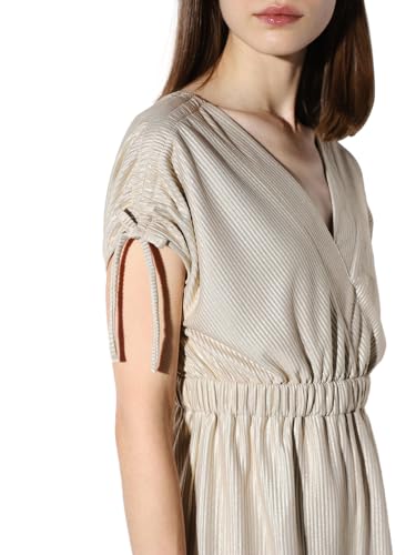 ONLY Women's Regular Fit Gold Jumpsuit