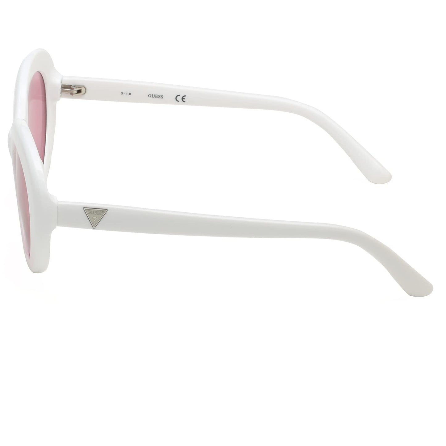 Guess Solid Oval Women Sunglasses - (GU7576 21S 55 S |55| Pink Color Lens)