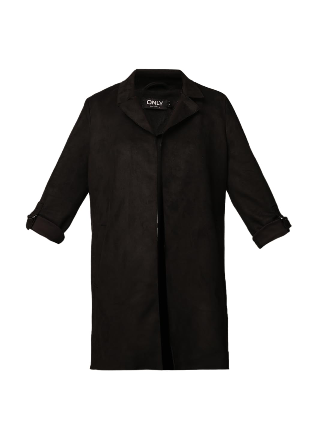 ONLY Women's Regular Fit Black Coat