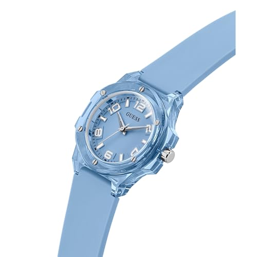 Guess Mini Hype 34 mm Ice Blue Dial Analog Women Watch- GW0880L1