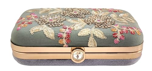 DUCHESS Women & Girls Grey Box Clutches