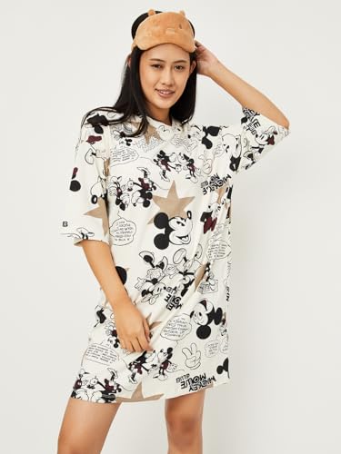 Max Women's Cotton Classic Chemise (CLD1607_Beige_S)