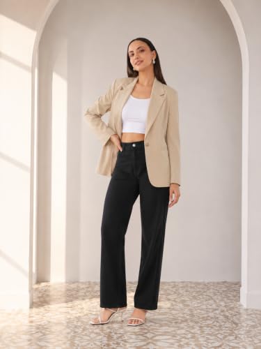 SaintX Women’s Formal Blazer, Fully Lined || Tailored Fit || Office & Business Wear