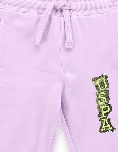 U.S. POLO ASSN. Girls Flip Sequins Joggers Purple